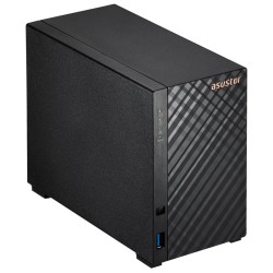 Asustor NAS AS1202T 2x 3,5" SATA/ Realtek RTD1619B, Quad Core 1.7 GHz, 1 GB DDR4 RAM, 1x 2.5GLAN, 3x USB3.2 Gen1