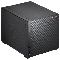Asustor NAS AS1204T 4x 3,5" SATA/ Realtek RTD1619B, Quad Core 1.7 GHz, 1 GB DDR4 RAM, 1x 2.5GLAN, 3x USB3.2 Gen1