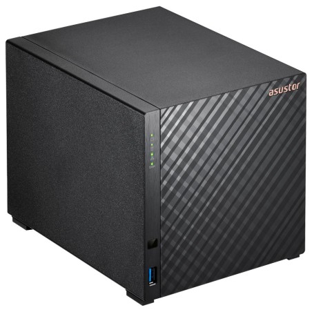 Asustor NAS AS1204T 4x 3,5" SATA/ Realtek RTD1619B, Quad Core 1.7 GHz, 1 GB DDR4 RAM, 1x 2.5GLAN, 3x USB3.2 Gen1