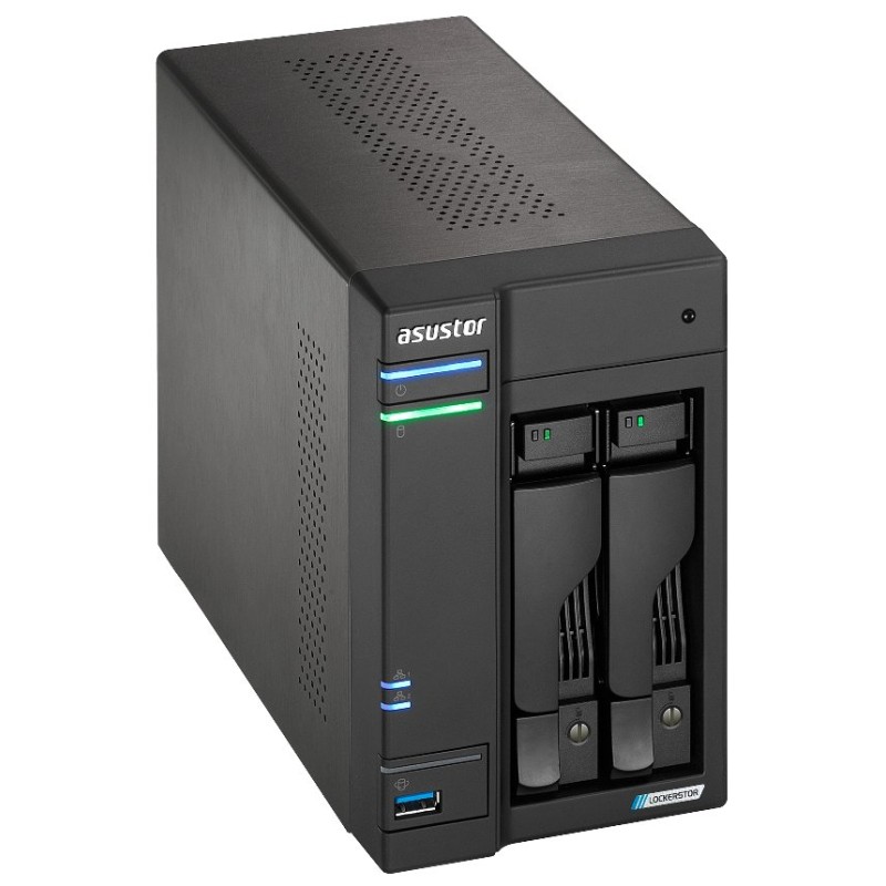 Asustor NAS AS6702T v2 / 2x 2,5"/3,5" SATA III/ Celeron N5105 2.0 GHz/ 4GB/ 2x 5GbE/ 4x M.2/ 2x USB 3.2/ HDMI