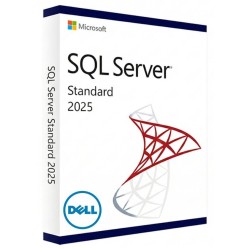 DELL MS SQL Server 2025 Standard OEM Includes 5 Device CALs NFI s SQL2022/2019 downgrade Media