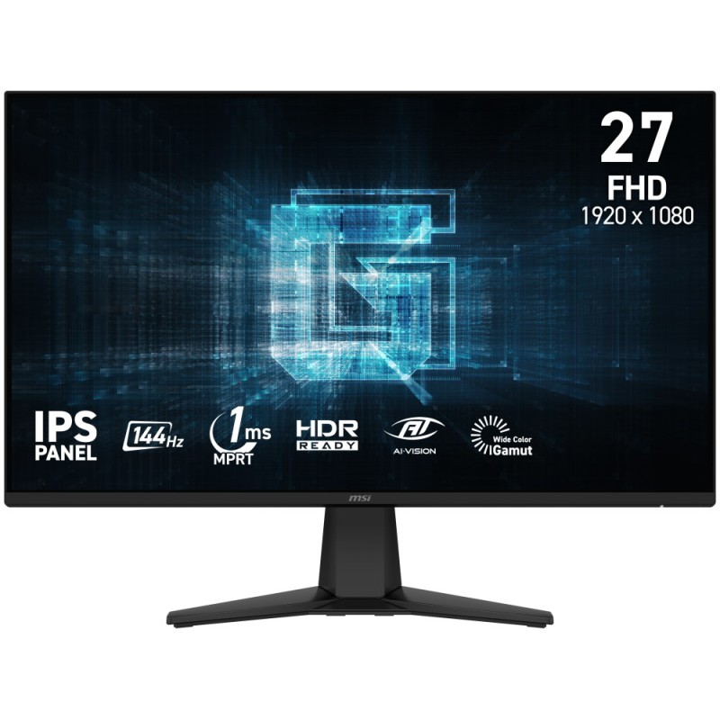 MSI Gaming G275L E14/ 27"/ 1920x1080/ IPS/ 4ms/ 144Hz/ 300cd/m2/ 1500:1/ HDMI/ DP/ VESA/ černý
