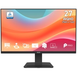 MSI PRO MP273Q E7/ 27"/ 2560x1440/ IPS/ 4ms/ 75Hz/ 250cd/m2/ 1000:1/ HDMI/ DP/ VESA/ černý