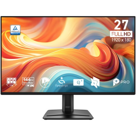 MSI PRO MP275 E14L/ 27"/ 1920x1080/ IPS/ 4ms/ 144Hz/ 300cd/m2/ 1500:1/ HDMI/ VESA/ černý