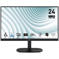 MSI PRO MP245V/ 24"/ 1920x1080/ VA/ 4ms/ 100Hz/ 300cd/m2/ 4000:1/ HDMI/ VESA/ černý