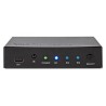 NEDIS HDMI přepínač/ 1x USB-C/ 2x HDMI vstup/ 1x HDMI výstup/ 4K@60Hz/ 18.0 Gbps/ kov/ antracit