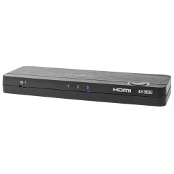 NEDIS HDMI převodník/ USB-C zásuvka/ 2x HDMI vstup/ 4x USB-A zásuvka/ 1x HDMI výstup/ 1cestný/ 4K@60Hz/ 18 Gbps/ ABS/ a