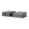 NEDIS HDMI extender/ přes Cat6/ do 50 m/ 4K@30Hz/ 10.2 Gbps/ funkce IR return/ kov/ antracit