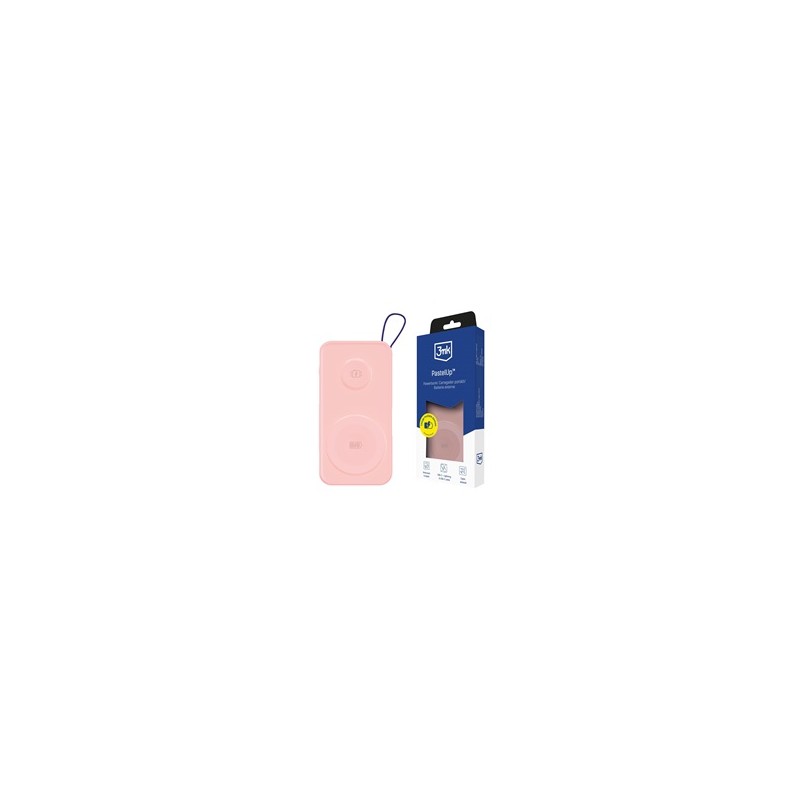 3mk PastelUp Powerbank 10,000mAh 22.5W USB 1A1C - Pink