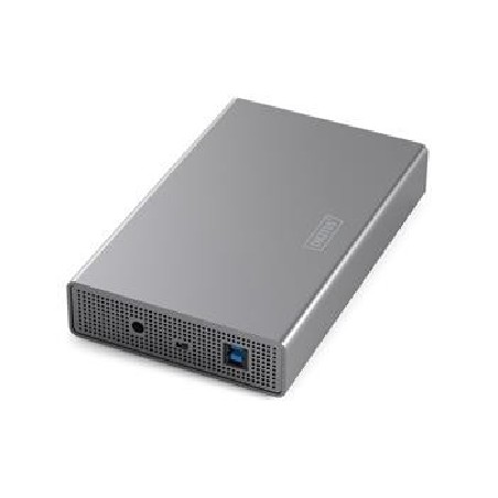 DIGITUS Externí box 3,5" SATA I/II/III - USB 3.0, hliníkový plášť, až 16TB