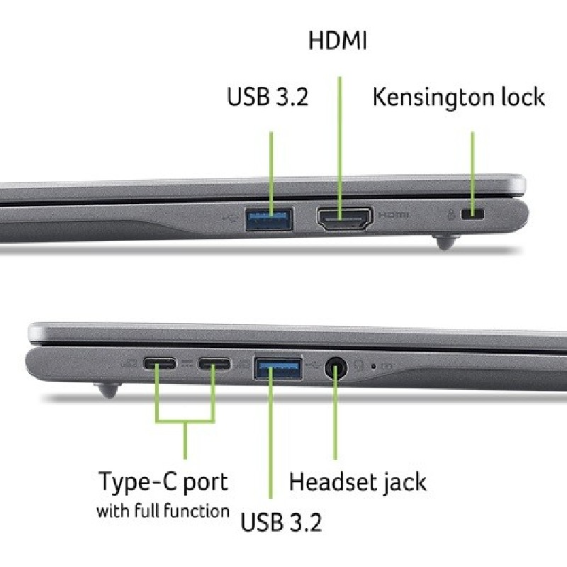 Acer CB516-1HT 16/C3-100U/8G/256GB/Chrome/noA