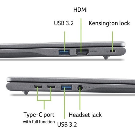 Acer CB516-1HT 16/C3-100U/8G/256GB/Chrome/noA