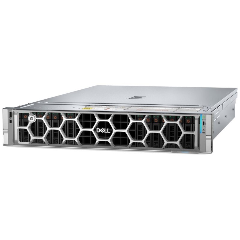 DELL PowerEdge R7725 2x9175F, 8x32GB, 2x480GB SSD+2x960GB U2, 2xH965i, L40S 48GB, iDRAC 10 Ent., 2x3200W, 2URack, 3Y NBD