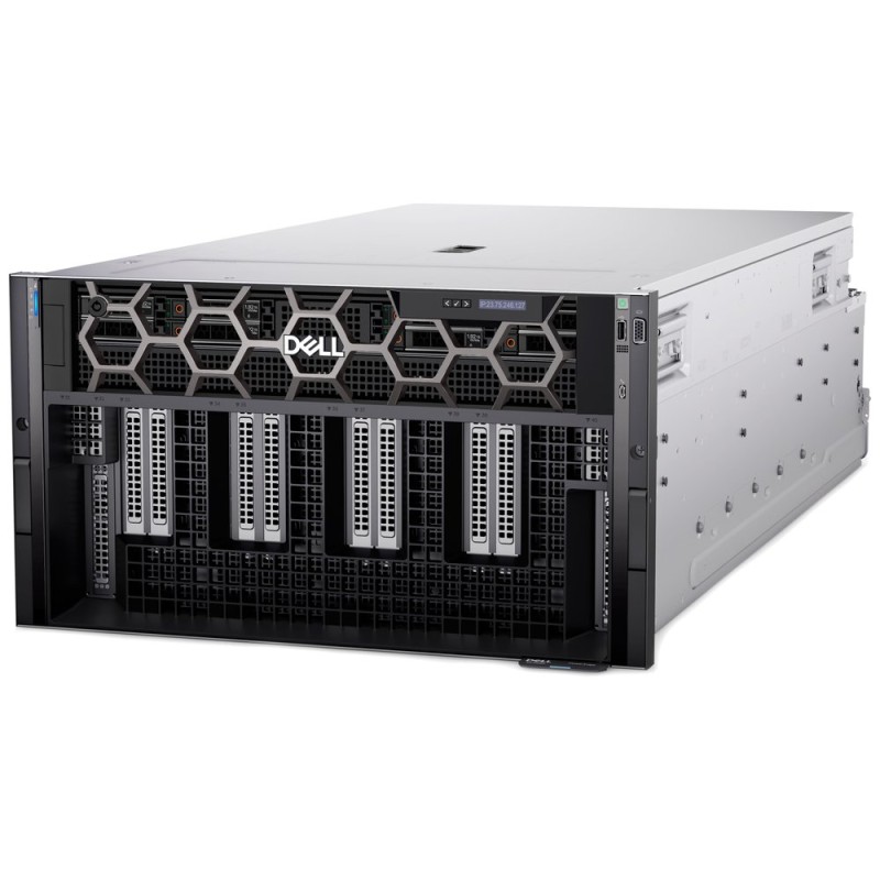 DELL PowerEdge XE9680 2x6542Y, 32x64GB, 2x3.84TB NVMe, 16x2.5", iDRAC 9 Ent., MI300X 192GB, 6x2800W, 6U, Rack, 3Y PS NBD