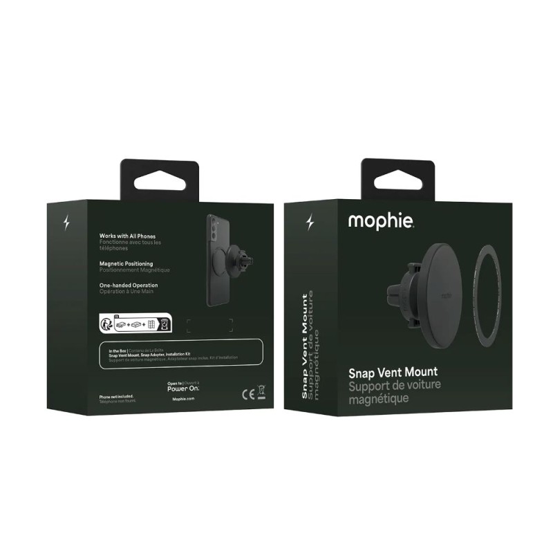 Mophie Snap držák - černý (nenabíjecí)