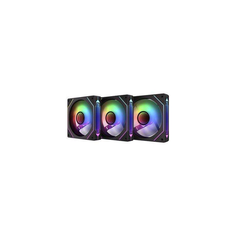 Krux ventilátor Corvus 120 ARGB KIT / 3x120 mm ARGB fan / infinity mirror efekt