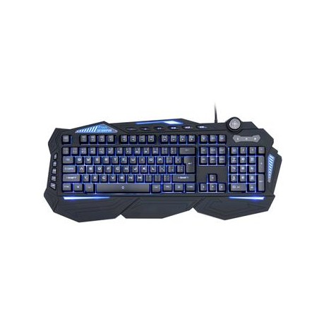 C-TECH klávesnice SCORPIA V2 (GKB-119), herní, CZ/SK, 7 barev podsvícení, programovatelná, černá, USB