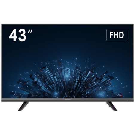 Hikvision DS-D5043F3-1V0S - 43" D-LED monitor, 60Hz VA 1920x1080 odezva 6,5ms, kontrast 4000:1, VGA, HDMI, Audio, USB