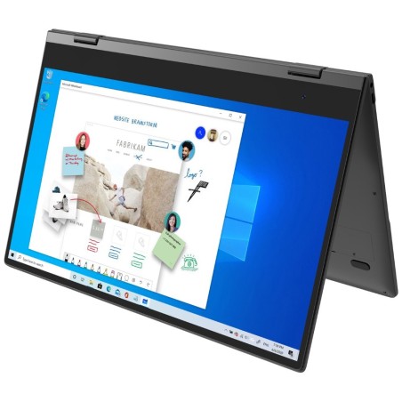 UMAX VisionBook 14Wr Flex/Celeron N4120/4 GB/128 GB eMMC/M.2 SATA SSD slot/14,1" Full HD/W10Pro/Tmavě šedý