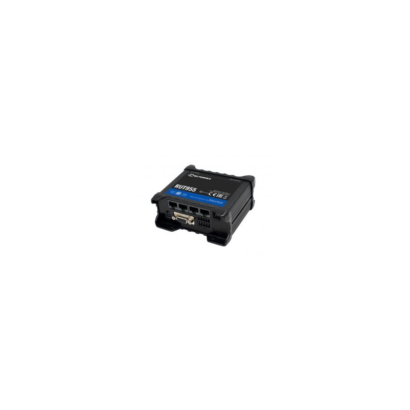 Teltonika 150Mbps LTE router, 2xSIM, WiFi, 3xLAN + 1xLAN/WAN 100Mbps, GPS, USB, RS232, IO