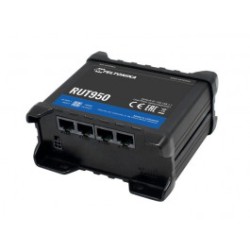 Teltonika 150Mbps LTE router, 2x SIM, WiFi, 3xLAN + 1xLAN/WAN 100Mbps, 2x I/O RUT950U022C0