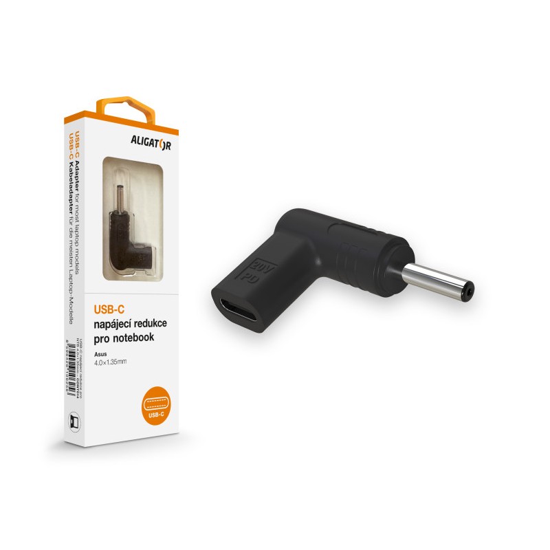Aligator USB-C napájecí redukce 4,0 x 1,35 mm pro notebooky Asus