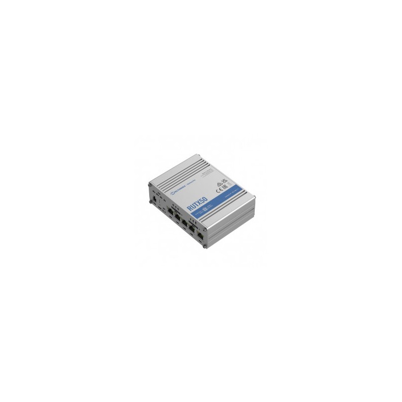 Teltonika 5G, CAT20 4G LTE router, 2x SIM, WiFi, 4xLAN+1xLAN/WAN 1Gb, GPS,IO,USB