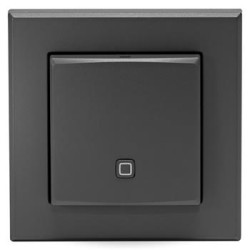 Homematic IP Senzor teploty a vlhkosti - vnitřní, antracit - HmIP-STH-A
