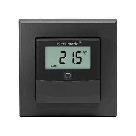 Homematic IP Senzor teploty a vlhkosti s displejem - vnitřní, antracit - HmIP-STHD-A