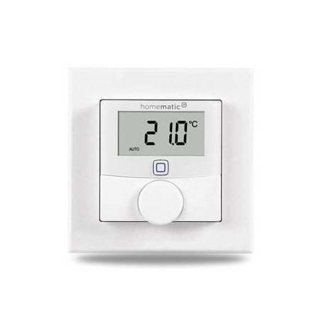 Homematic IP Nástěnný termostat se senzorem vlhkosti a spínaným výstupem 230V – zápustná montáž - HmIP-BWTH