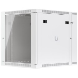 Ubiquiti UniFi 12U Rack Cabinet Wall SW Glass - Nástěnný rozvaděč, výška 12U, ventilátory, prosklené dveře, dvoudílný