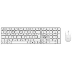 MSI set klávesnice s myší FORGE K210 Wireless Combo White/ bezdrátový/ bílostříbrný/ dobíjecí/ USB/ CZ+SK layout