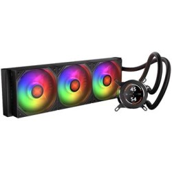 Krux vodní chladič CPU HydroGlance 360 ARGB LCD / 3x120mm ARGB / PWM / display / AMD i Intel