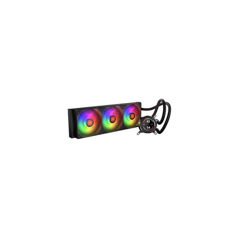 Krux vodní chladič CPU HydroGlance 360 ARGB LCD / 3x120mm ARGB / PWM / display / AMD i Intel