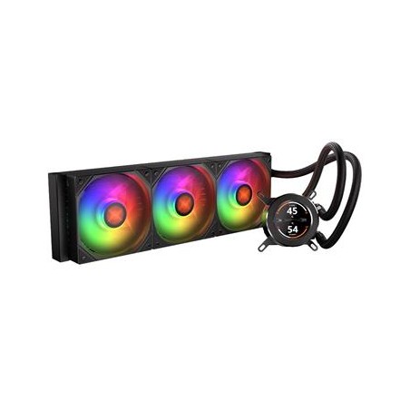 Krux vodní chladič CPU HydroGlance 360 ARGB LCD / 3x120mm ARGB / PWM / display / AMD i Intel