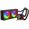 Krux vodní chladič CPU HydroX 240 ARGB / 2x120mm ARGB / PWM / AMD i Intel