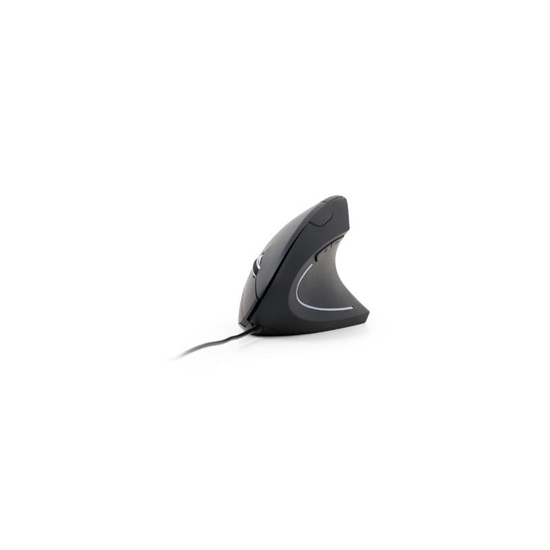 GEMBIRD Myš MUS-ERGO-01, ergonomická, černá, USB