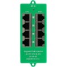 MaxLink Gigabitový 4-portový PoE panel, 802.3af/at POEPAN4GBAFA