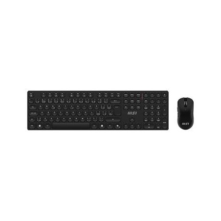 MSI set klávesnice s myší FORGE K210 Wireless Combo Black/ bezdrátový/ černý/ dobíjecí/ USB/ CZ+SK layout