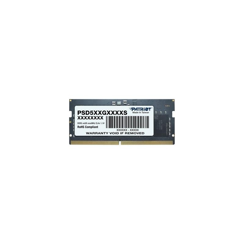 PATRIOT Signature Line 12GB DDR5 5600MT/s / SO-DIMM / CL46 / 1,1V