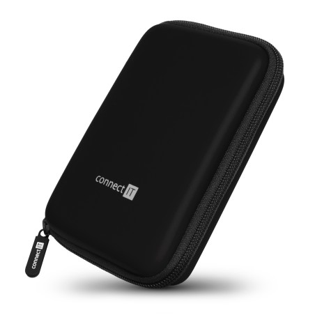 CONNECT IT HardShellProtect pevné skořepinové ochranné pouzdro na 2,5" HDD, černé CFF5000BK