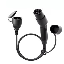 Akyga AK-SC-E28 adaptér Type2 pro elektromobily, 1-fázová 16A, samec