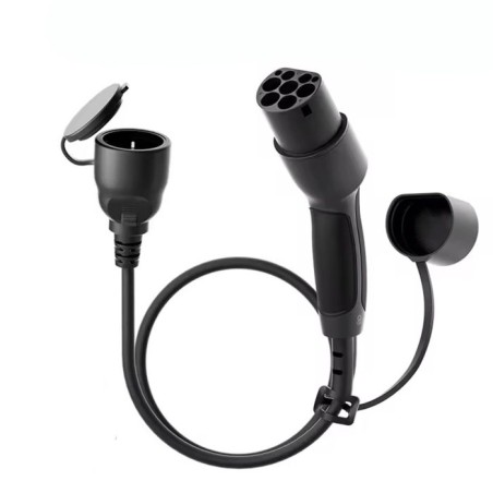 Akyga AK-SC-E28 adaptér Type2 pro elektromobily, 1-fázová 16A, samec