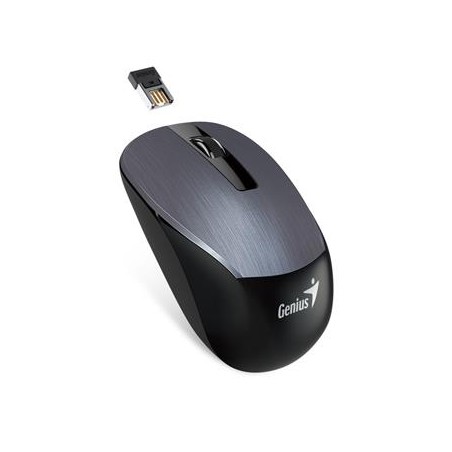GENIUS NX-7015/ 1600 dpi/ Blue-Eye senzor/ bezdrátová/ kovově šedá