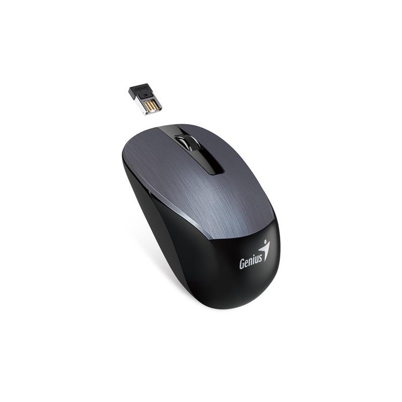 POŠKOZENÝ OBAL - GENIUS NX-7015/ 1600 dpi/ Blue-Eye senzor/ bezdrátová/ kovově šedá