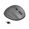 Delock Ergonomická optická pětitlačítková myš 3 v 1, USB Typu-A / Type-C™ 2,4 GHz a Bluetooth 12016