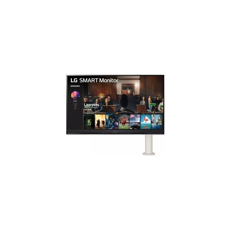 LG monitor 32SQ780S-W / VA / 31,5" / 4K 3840x2160 / 16:9 / 250cdm / 5ms / HDMI / USB-C//repro 5Wx2 /pivot/ výškově… 32SQ780SWAEU