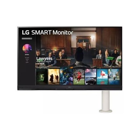 LG monitor 32SQ780S-W / VA / 31,5" / 4K 3840x2160 / 16:9 / 250cdm / 5ms / HDMI / USB-C//repro 5Wx2 /pivot/ výškově… 32SQ780SWAEU