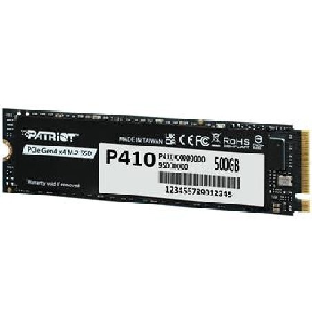 PATRIOT P410 500GB SSD / Interní / M.2 PCIe Gen4 x4 NVMe / 2280 P410P500GM28H