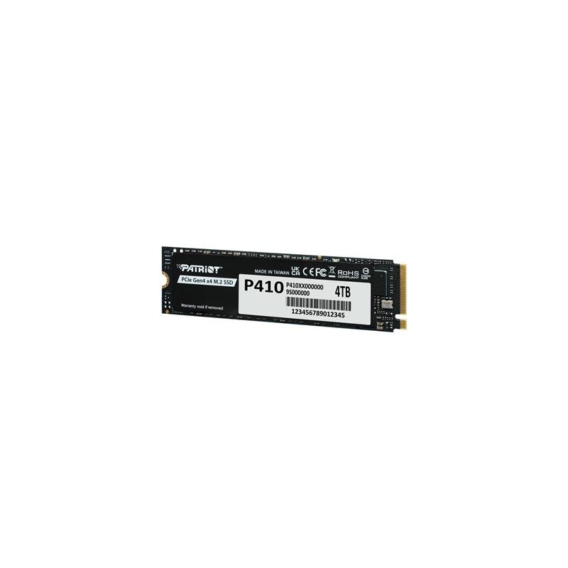 PATRIOT P410 4TB SSD / Interní / M.2 PCIe Gen4 x4 NVMe / 2280 P410P4TBM28H